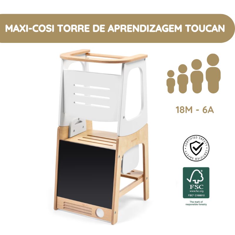 Maxi-Cosi Toucan Torre de Aprendizagem - Natural