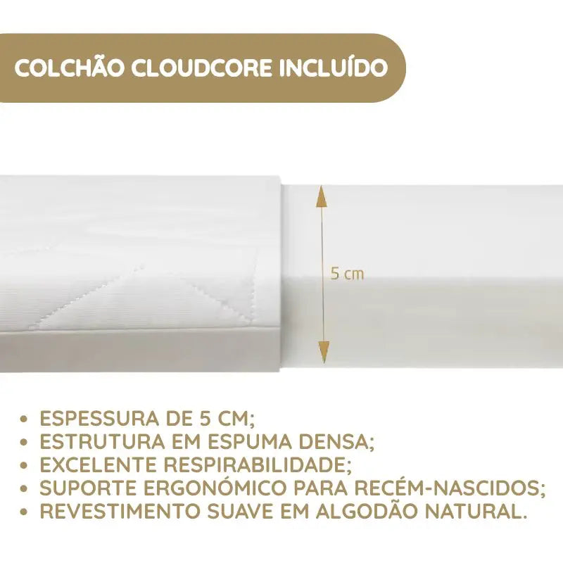 Colchão CloudCore: Conforto de Sono Superior