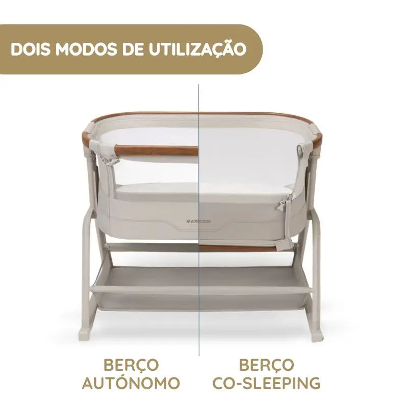 Maxi-Cosi Iora Plus: Berço Co-Sleeper e Berço Autónomo