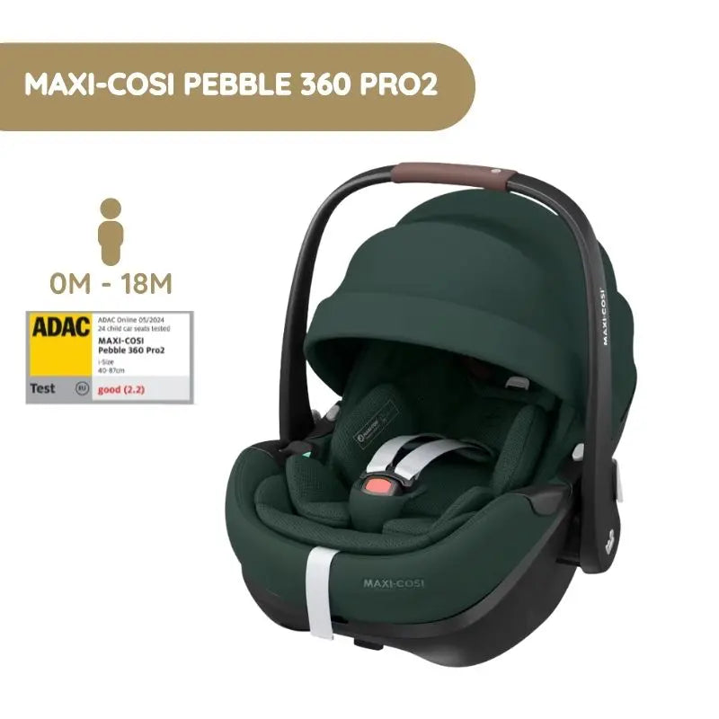 Maxi-Cosi Cadeira Auto Pebble 360 Pro2 - Twillic Green