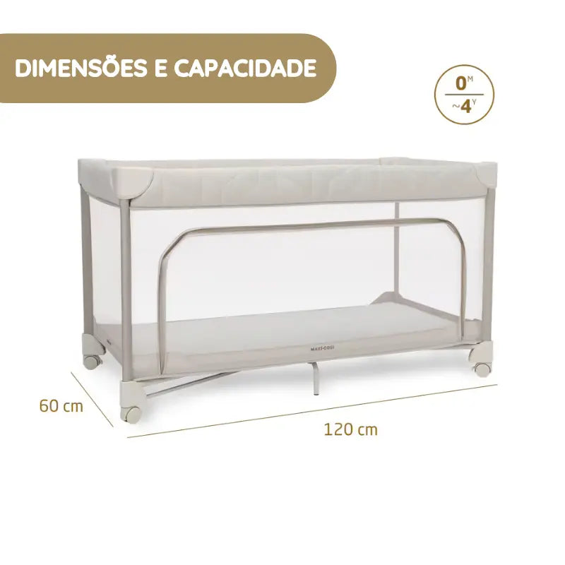 Espaço de descanso amplo e confortável