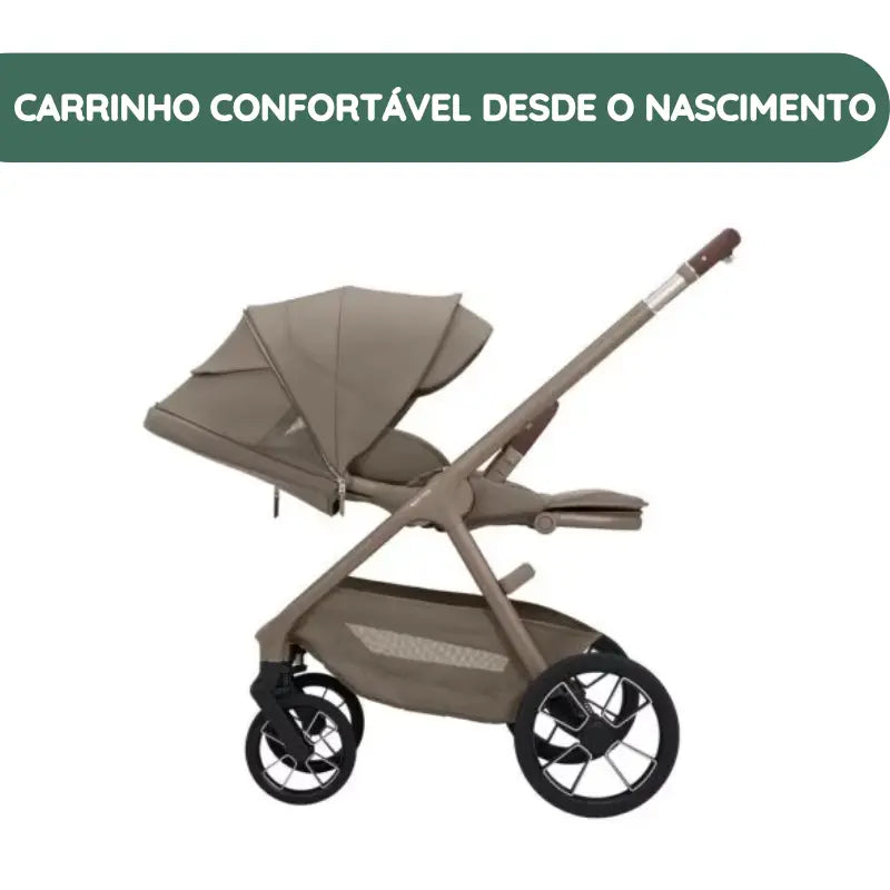 Carrinho confortável desde o nascimento
