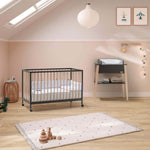 Cama Mountain 120x60 da Micuna - Antracite/Madeira