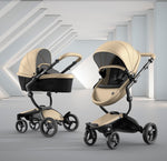Mima Xari Carrinho de Passeio Chassi Preto + Assento Champagne + Starter Pack Black