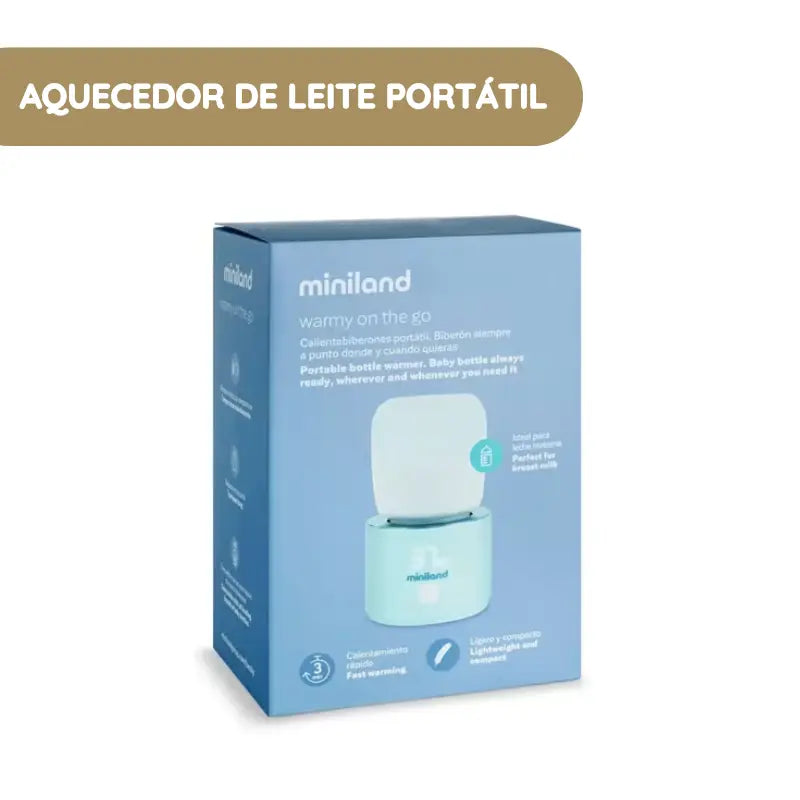 Miniland Aquecedor Biberões Portátil Warmy on The Go
