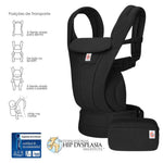 Mochila Porta-bebés Omni Deluxe Mesh da Ergobaby - Onyx Black