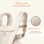 Mochila Porta-bebés Omni Deluxe Linho da Ergobaby - Natural