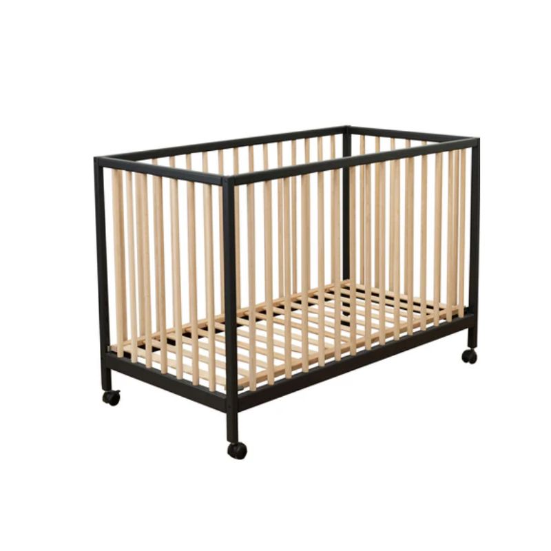 Cama Mountain 120x60 da Micuna - Antracite/Madeira