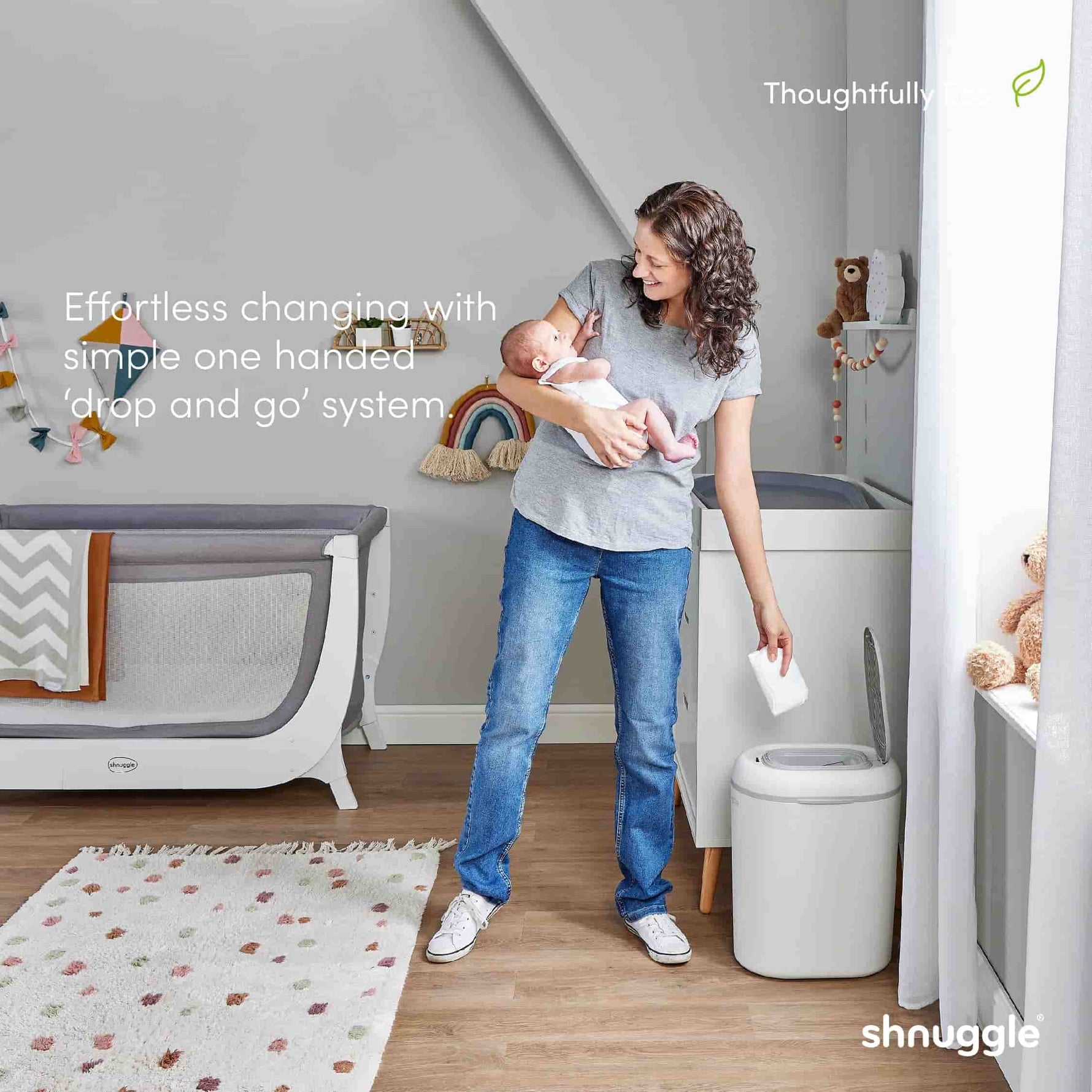 Shnuggle Contentor de Fraldas
