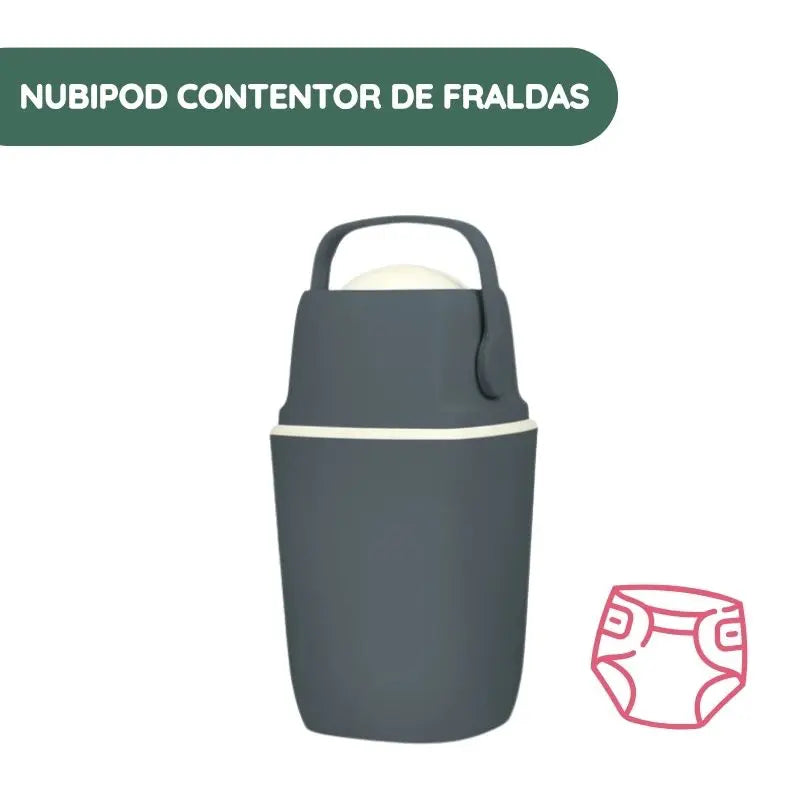 NubiPod Contentor de Fraldas - Graphite