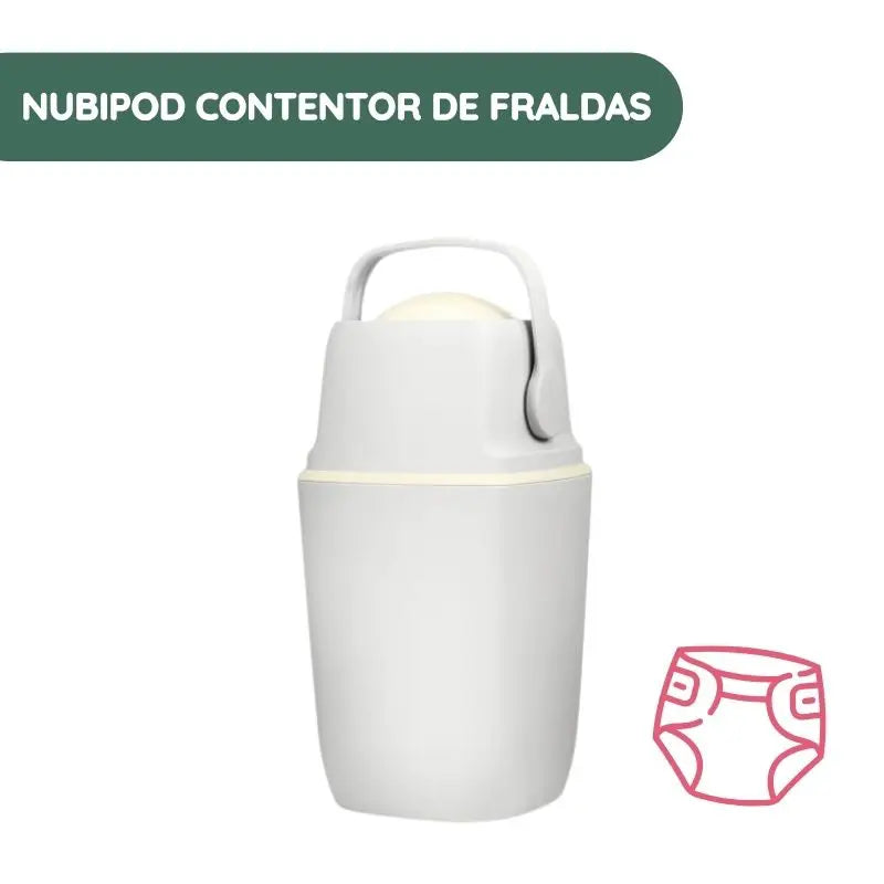 NubiPod Contentor de Fraldas - White