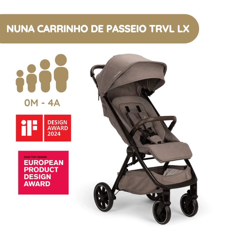 Nuna Carrinho de Bebé Trvl Lx - Cedar