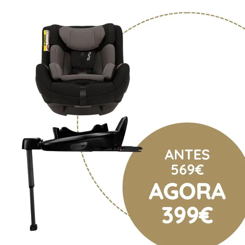 Nuna Pack Cadeira Auto Todl Lite + Base Next - Caviar