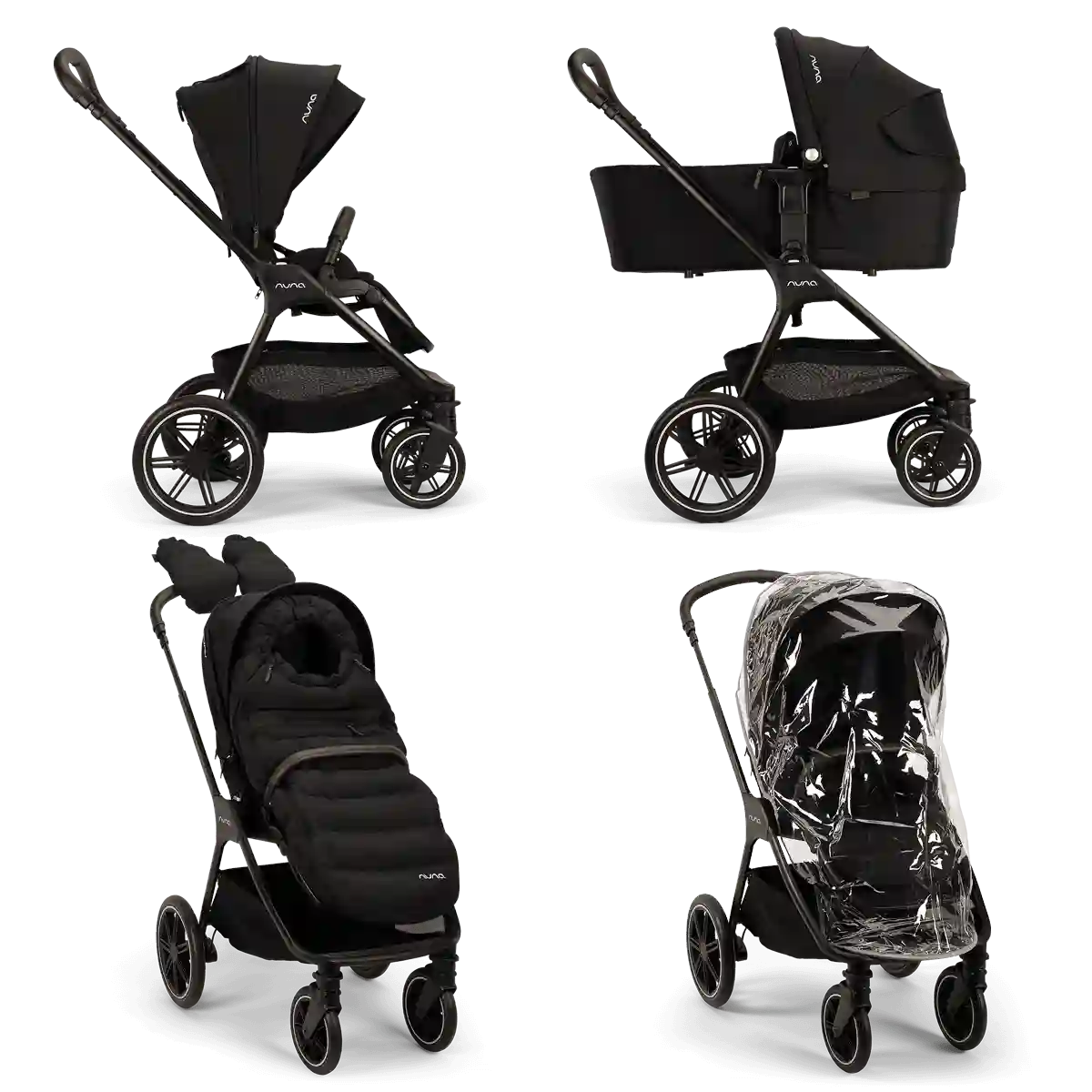 Nuna Carrinho de Bebé Duo Triv LX - Caviar
