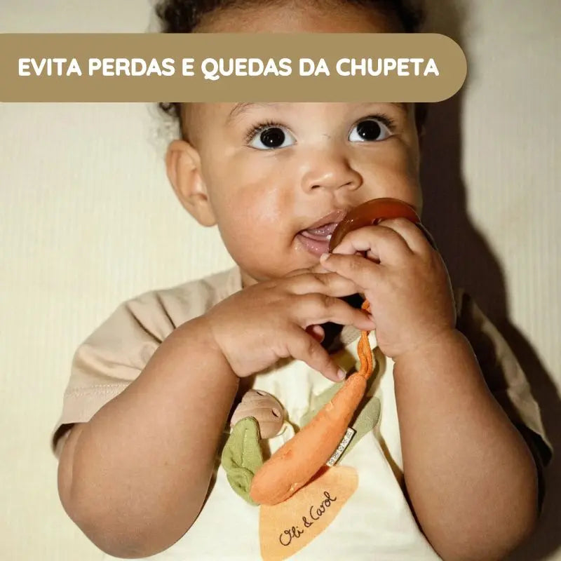 Oli & Carol Corrente de Chupeta Cathy a Cenoura