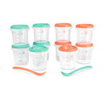 Miniland Conjunto de 10 Recipientes Herméticos 250ml -Mediterrâneo