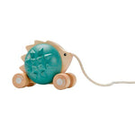 PlanToys - Ouriço De Puxar - Azul
