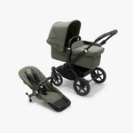 Carrinho de Bebé Donkey 5 Mono Completo da Bugaboo - Cresce com a família - Black/Forest Green