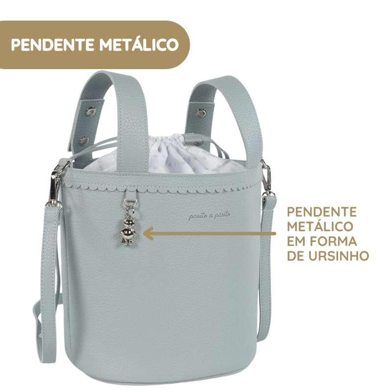 Pasito a Pasito Bolsa Bucket Icon Cream