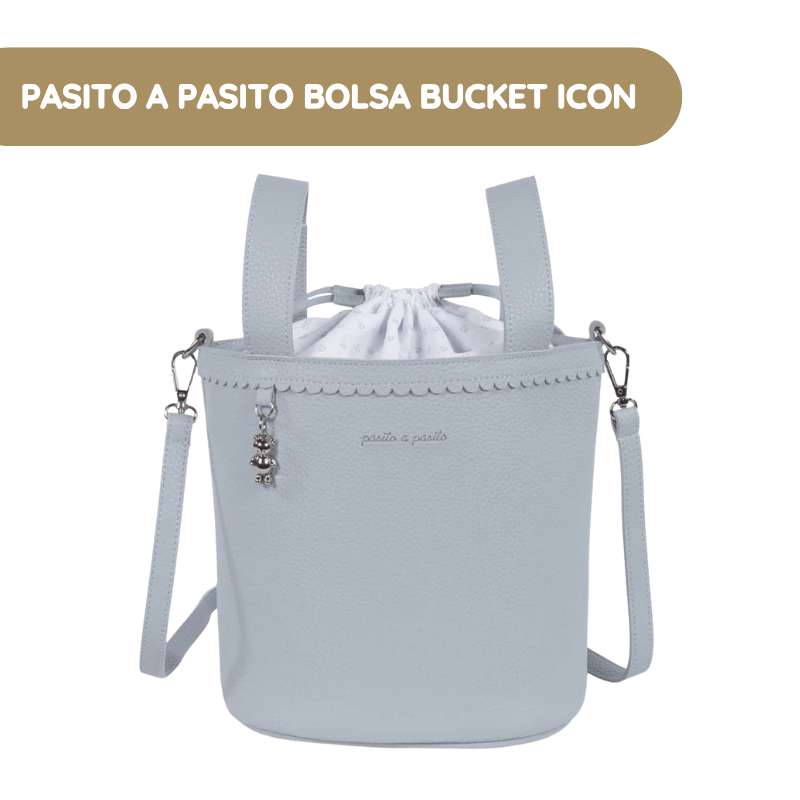 Pasito a Pasito Bolsa Bucket Icon Caramel