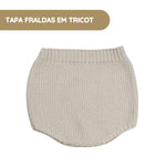 Pasito a Pasito Conjunto Recém-nascido Tricot 0-1M/56 cm - Beige