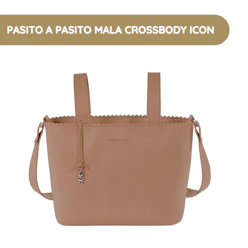 Pasito a Pasito Mala Crossbody Icon - Caramel