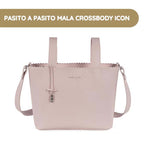 Pasito a Pasito Mala Crossbody Icon - Rose