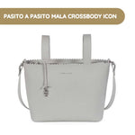 Pasito a Pasito Mala Crossbody Icon - Smoke