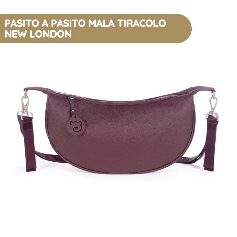 Pasito a Pasito Mala Tiracolo New London - Cherry