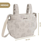 Pasito a Pasito Mala Tiracolo Toile de Jouy - Cream