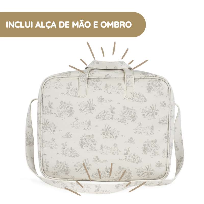 Pasito a Pasito Mala de Maternidade Toile de Jouy - Cream