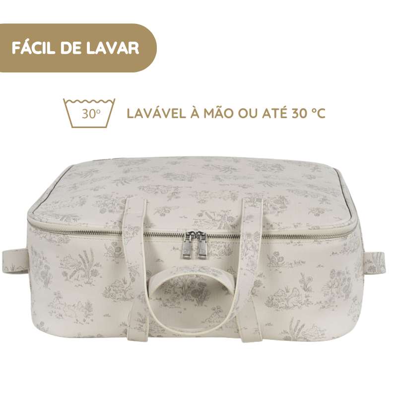 Pasito a Pasito Mala de Maternidade Toile de Jouy - Cream
