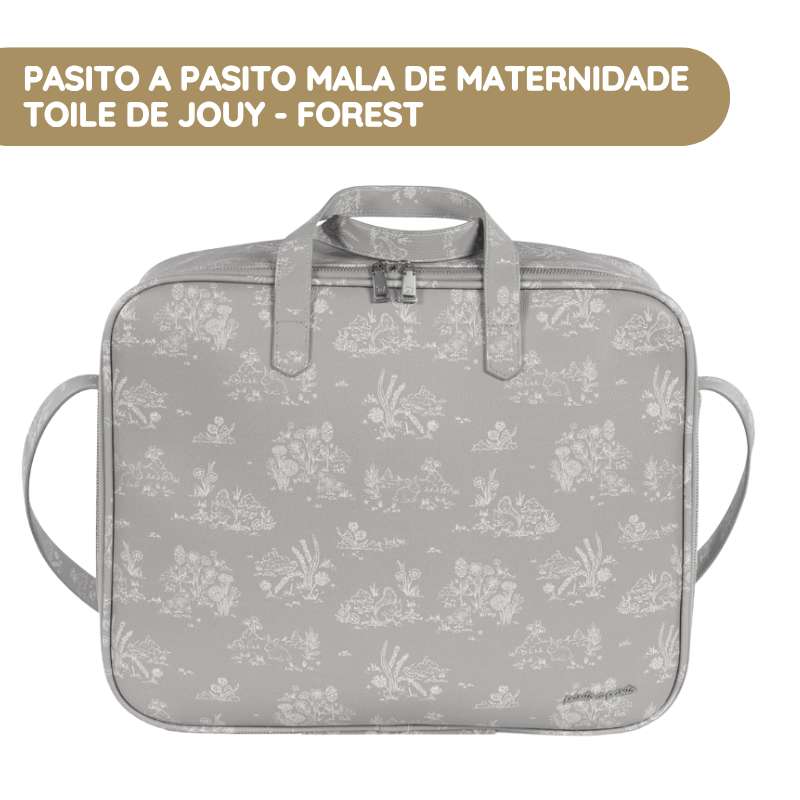 Pasito a Pasito Mala de Maternidade Toile de Jouy - Forest