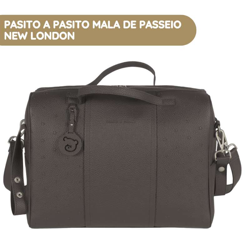 Pasito a Pasito Mala de Passeio New London - Brown