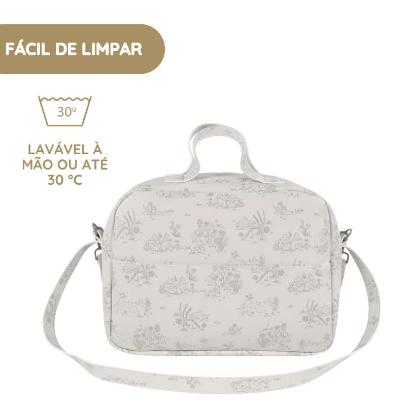 Pasito a Pasito Mala de Passeio Toile de Jouy - Cream