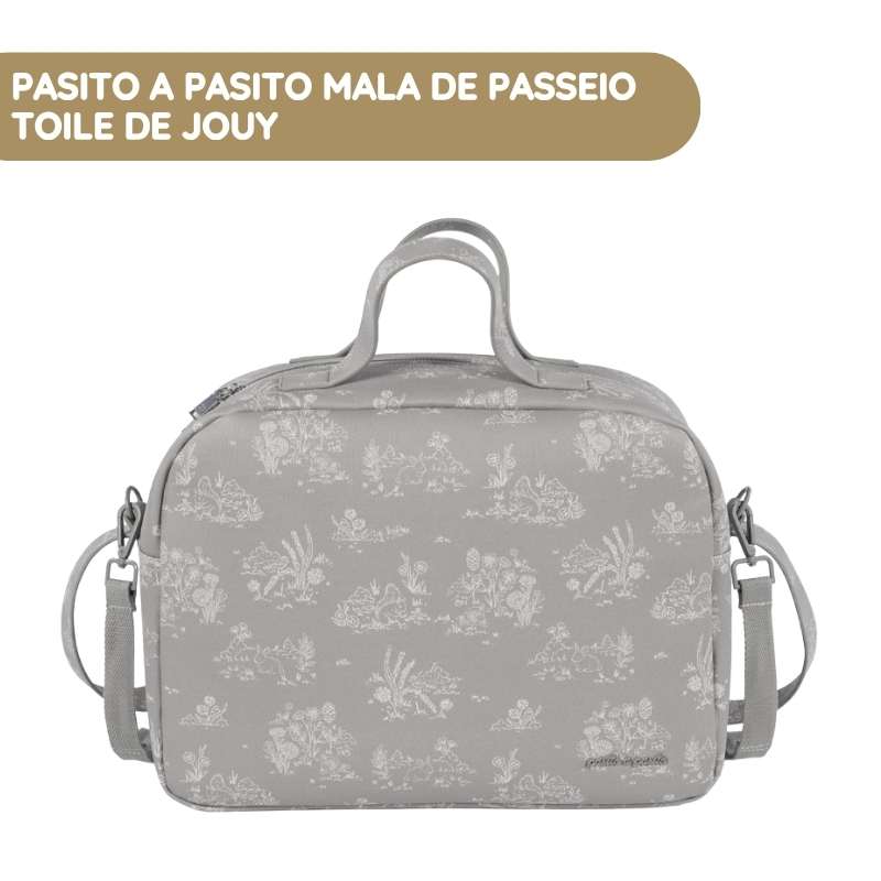 Pasito a Pasito Mala de Passeio Toile de Jouy - Forest