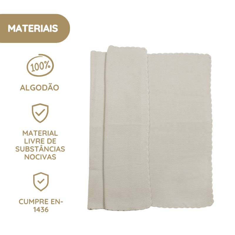 Pasito a Pasito Manta Tricot - Beige