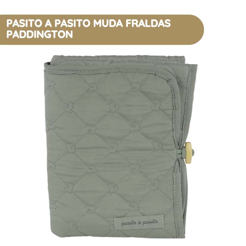 Pasito a Pasito Muda Fraldas Paddington - Verde