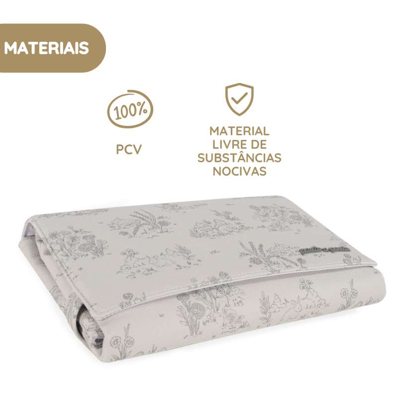 Pasito a Pasito Muda Fraldas Toile de Jouy - Cream