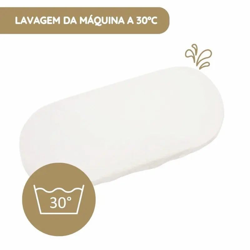 Pasito a Pasito Pack 2 Lençóis Ajustáveis para Alcofa Cherry Rayas