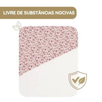 Pasito a Pasito Pack 2 Lençóis Ajustáveis para Alcofa Cherry Flor