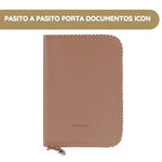 Pasito a Pasito Porta Documentos Icon - Caramel