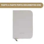 Pasito a Pasito Porta Documentos Icon - Smoke