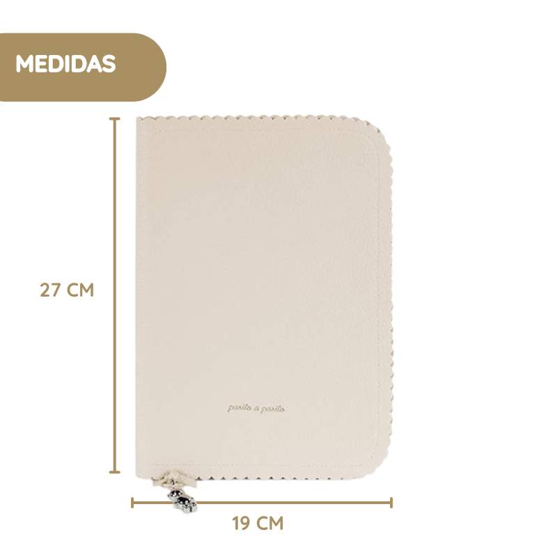 Pasito a Pasito Porta Documentos Icon - Cream