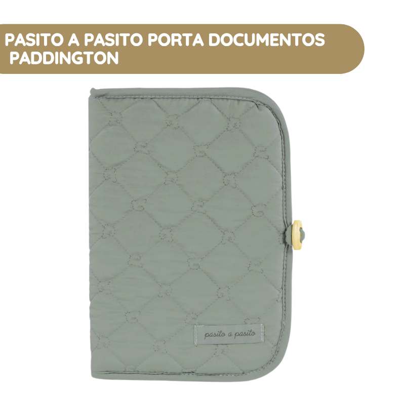 Pasito a Pasito Porta Documentos Paddington - Verde