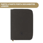 Pasito a Pasito Porta Documentos London - Black