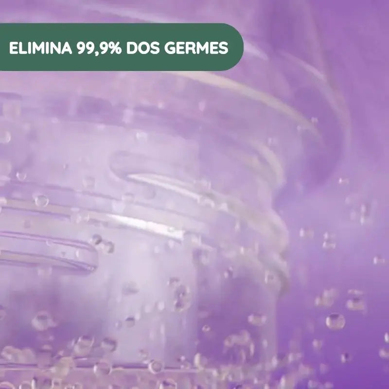 Elimina 99,9% dos germes