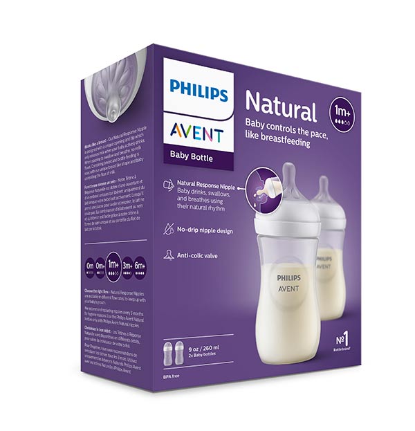 Philips Avent Biberão 260 ml. Emb. Dupla - Natural Response