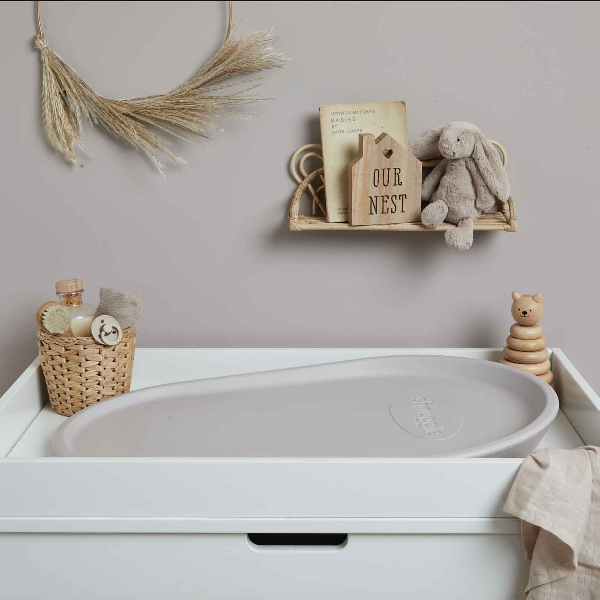 Shnuggle Muda Fraldas Squishy - Taupe