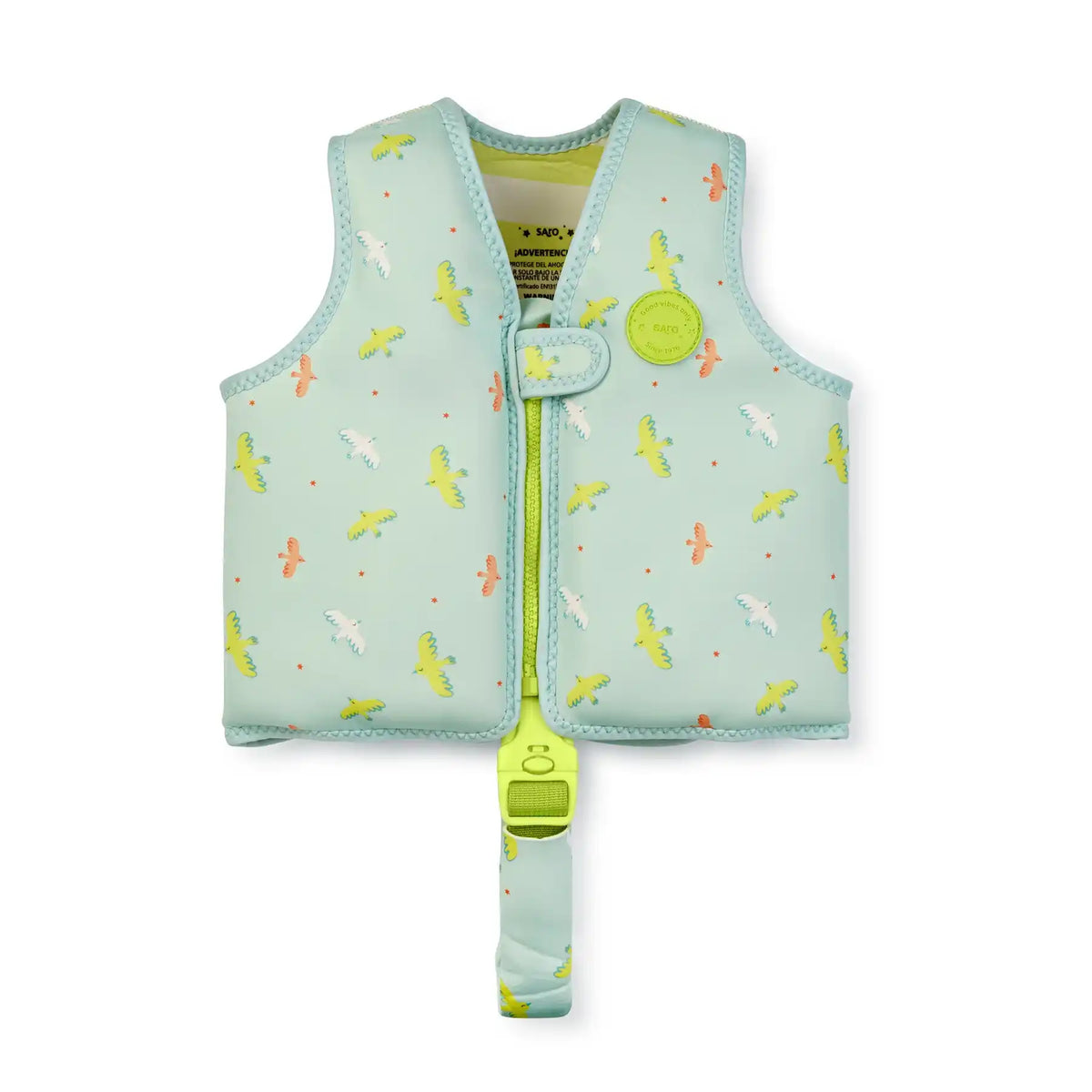 Saro Colete de Flutuação de Aprendizagem S 1-3 anos - Tropicool Mint